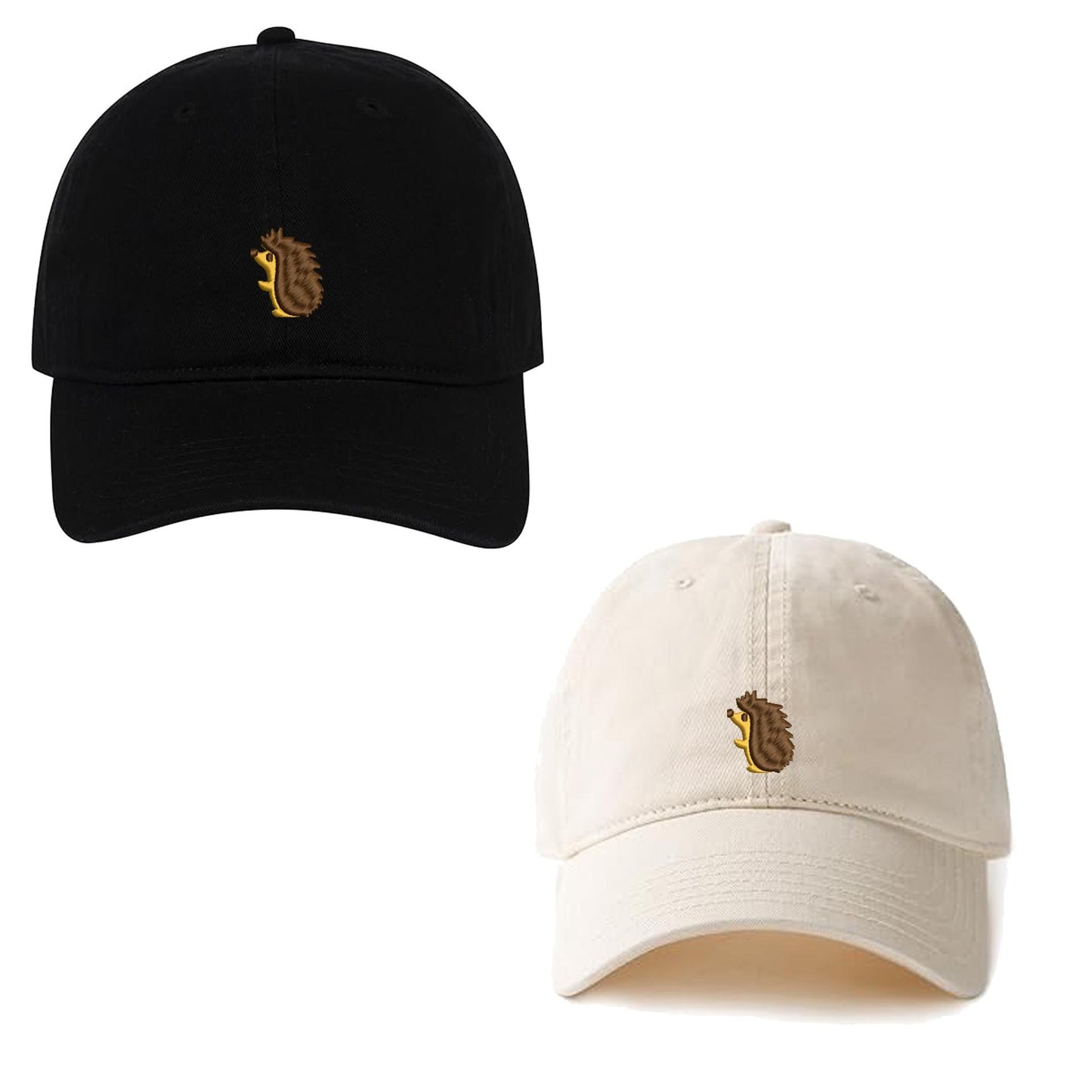 Cute Hedgehog Graphic Embroidery Baseball Cap Unisex Cotton Adjustable Stylish and Comfortable Hat Man Woman God Christian