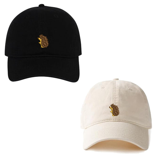 Cute Hedgehog Graphic Embroidery Baseball Cap Unisex Cotton Adjustable Stylish and Comfortable Hat Man Woman God Christian