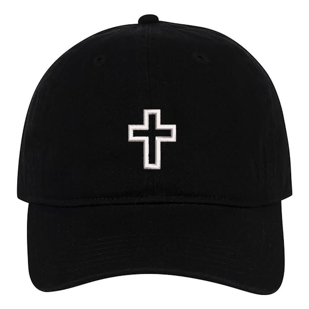Jesus Cross Graphic Embroidery Baseball Cap Jesus God Christian Embroidery Hat Unisex Cotton Adjustable Stylish and Comfortable Hat Man Woman God Christian