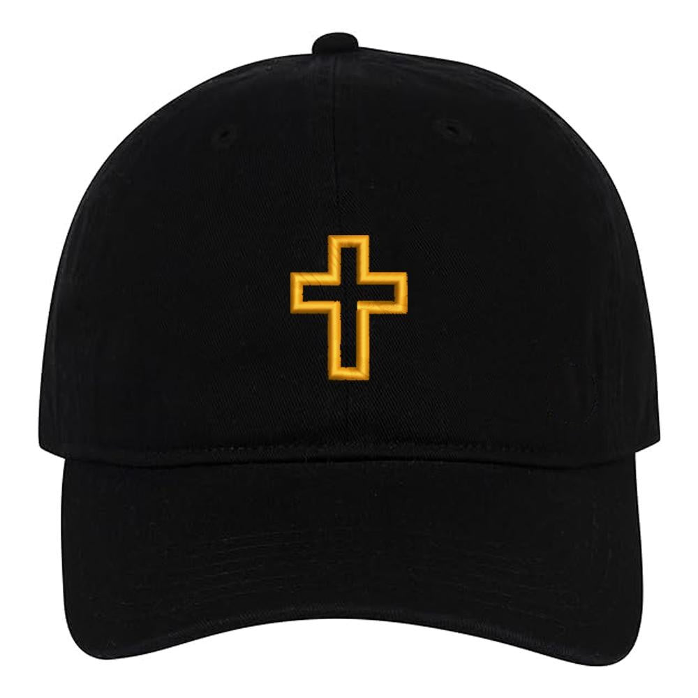 Jesus Cross Graphic Embroidery Baseball Cap Jesus God Christian Embroidery Hat Unisex Cotton Adjustable Stylish and Comfortable Hat Man Woman God Christian