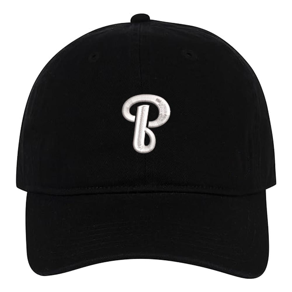 Letter A-Z Baseball Caps Embroidery Cotton Unisex Adjustable Soft and Comfortable Hats