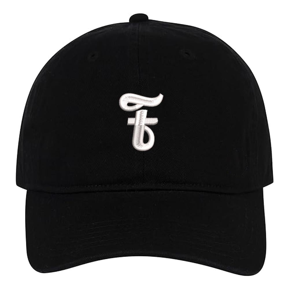 Letter A-Z Baseball Caps Embroidery Cotton Unisex Adjustable Soft and Comfortable Hats
