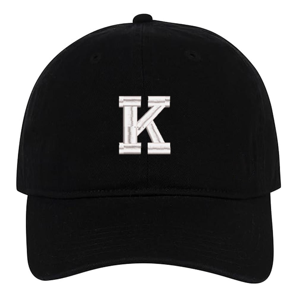 High Quality Letter A-Z Baseball Caps Embroidery Cotton Unisex Adjustable Soft and Comfortable Hats