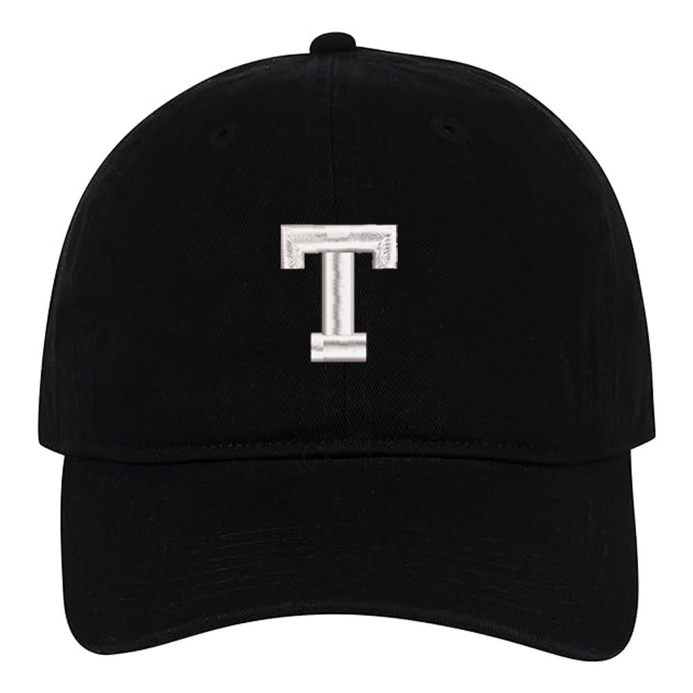 High Quality Letter A-Z Baseball Caps Embroidery Cotton Unisex Adjustable Soft and Comfortable Hats