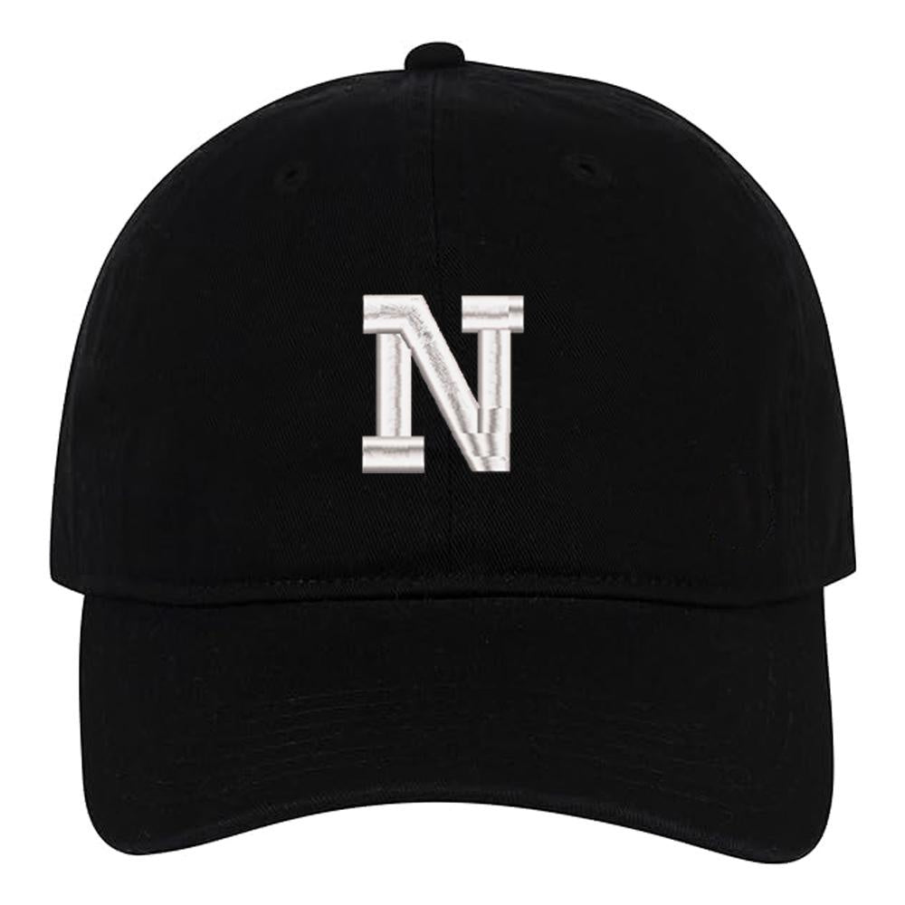 High Quality Letter A-Z Baseball Caps Embroidery Cotton Unisex Adjustable Soft and Comfortable Hats