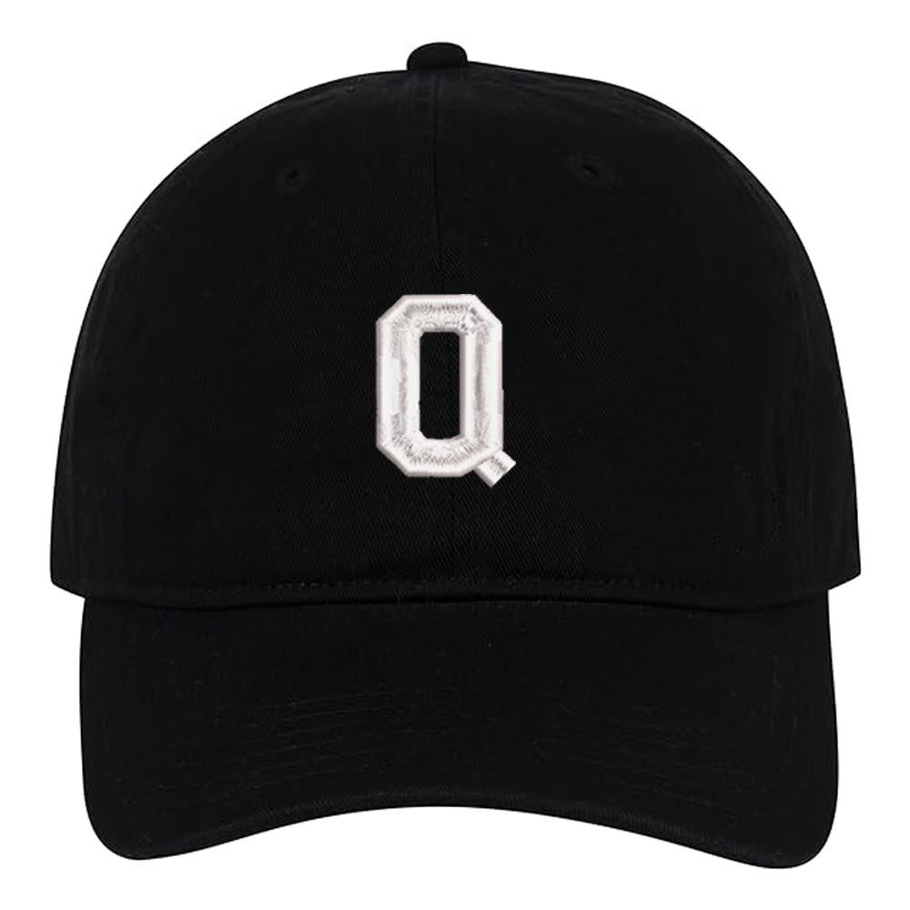 High Quality Letter A-Z Baseball Caps Embroidery Cotton Unisex Adjustable Soft and Comfortable Hats