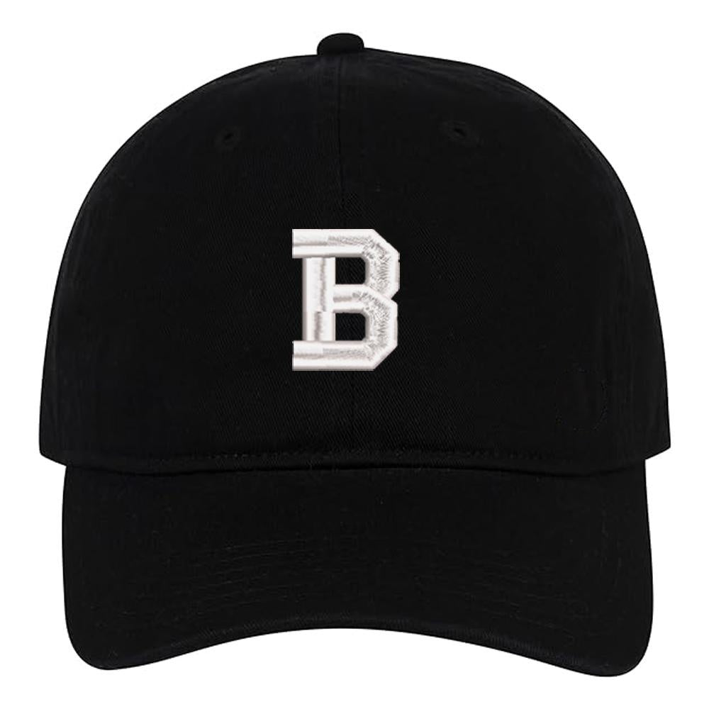 High Quality Letter A-Z Baseball Caps Embroidery Cotton Unisex Adjustable Soft and Comfortable Hats