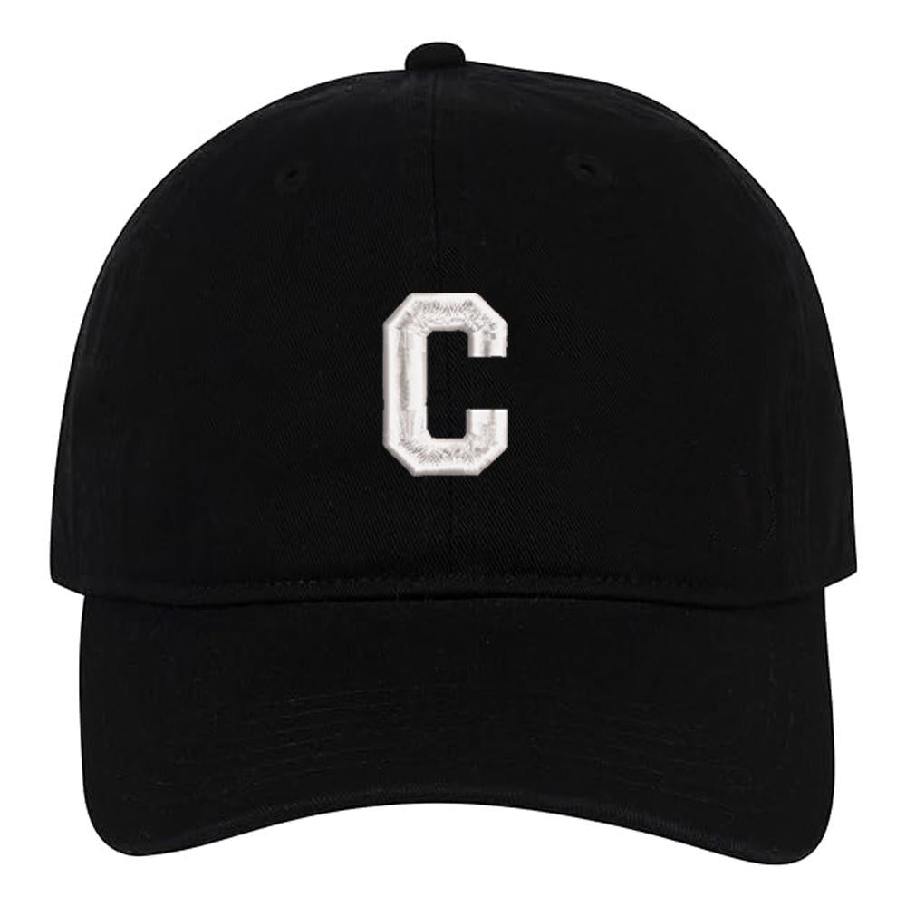 High Quality Letter A-Z Baseball Caps Embroidery Cotton Unisex Adjustable Soft and Comfortable Hats