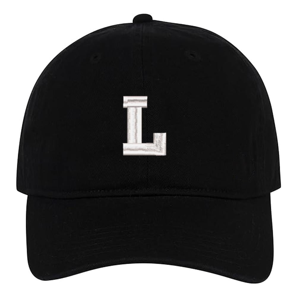 High Quality Letter A-Z Baseball Caps Embroidery Cotton Unisex Adjustable Soft and Comfortable Hats