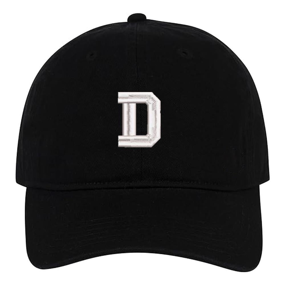 High Quality Letter A-Z Baseball Caps Embroidery Cotton Unisex Adjustable Soft and Comfortable Hats
