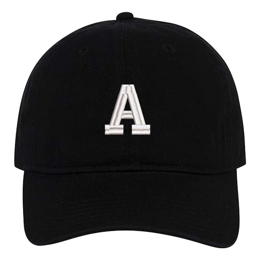 High Quality Letter A-Z Baseball Caps Embroidery Cotton Unisex Adjustable Soft and Comfortable Hats