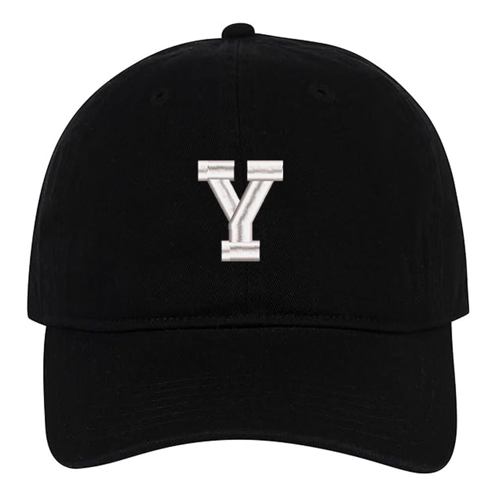 High Quality Letter A-Z Baseball Caps Embroidery Cotton Unisex Adjustable Soft and Comfortable Hats