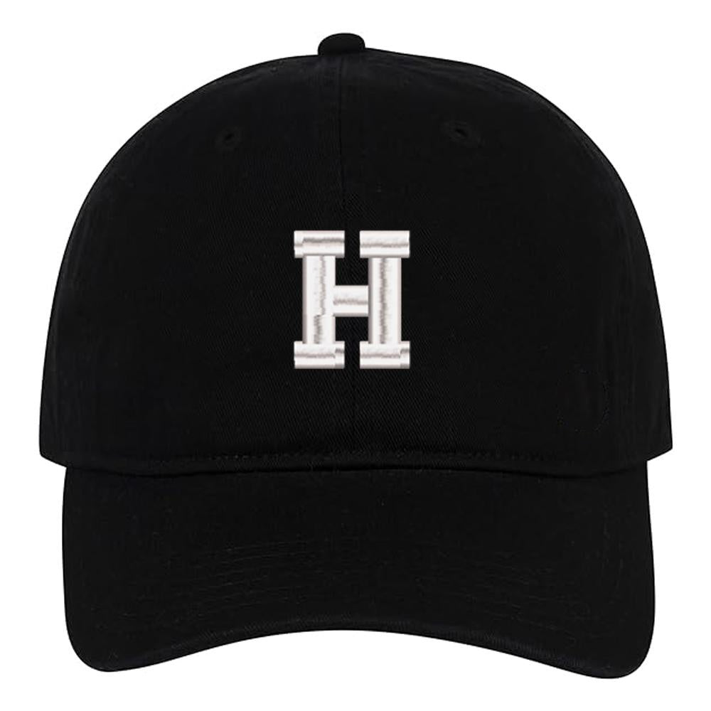 High Quality Letter A-Z Baseball Caps Embroidery Cotton Unisex Adjustable Soft and Comfortable Hats