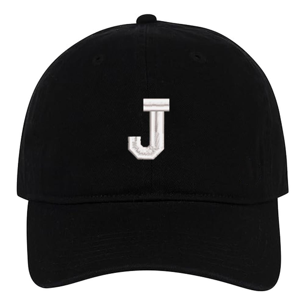 High Quality Letter A-Z Baseball Caps Embroidery Cotton Unisex Adjustable Soft and Comfortable Hats