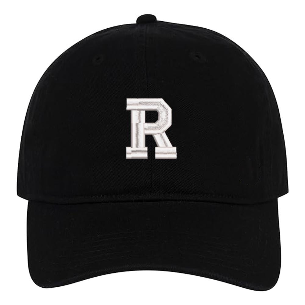 High Quality Letter A-Z Baseball Caps Embroidery Cotton Unisex Adjustable Soft and Comfortable Hats