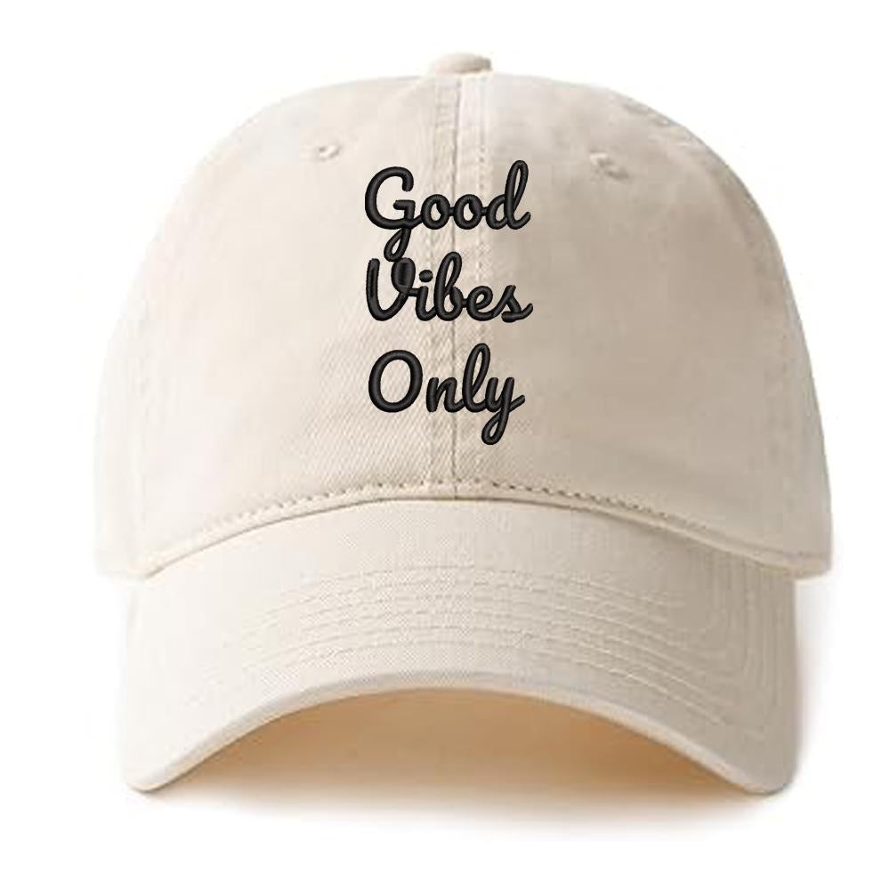 Inspiration Word Baseball Caps Embroidery Cotton Unisex Adjustable Soft and Comfortable Hats
