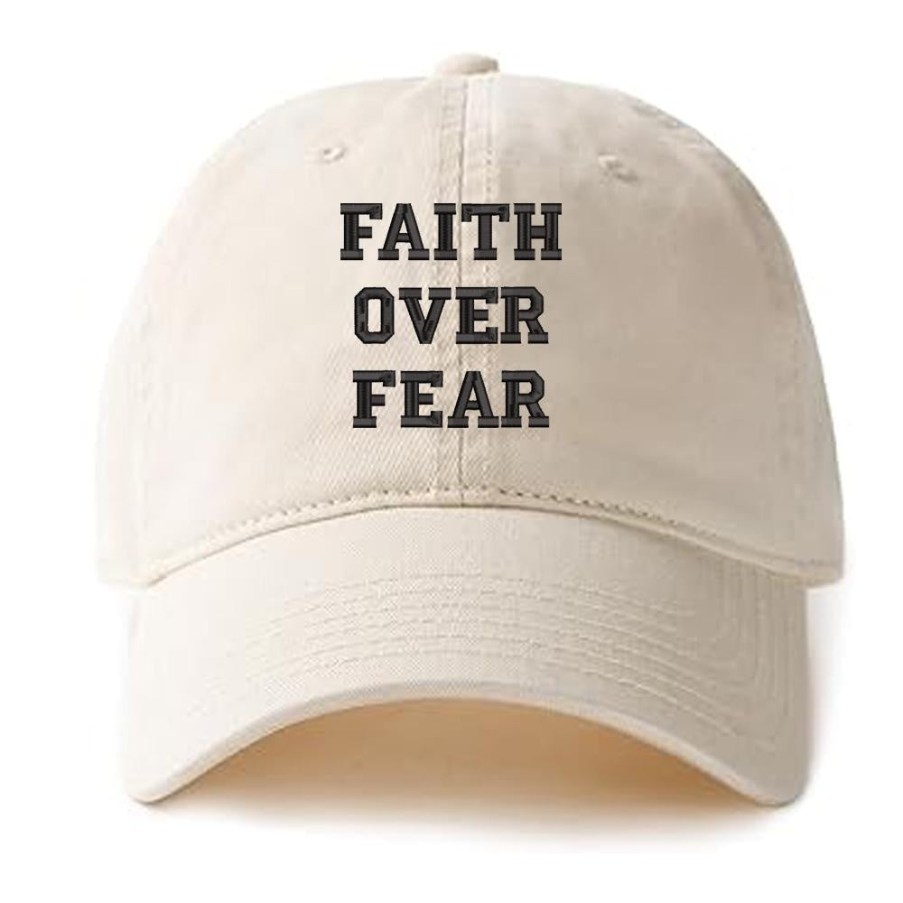 Inspiration Word Baseball Caps Embroidery Cotton Unisex Adjustable Soft and Comfortable Hats