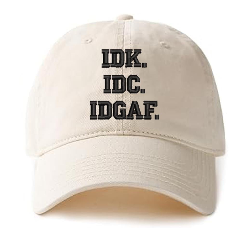 Inspiration Word Baseball Caps Embroidery Cotton Unisex Adjustable Soft and Comfortable Hats