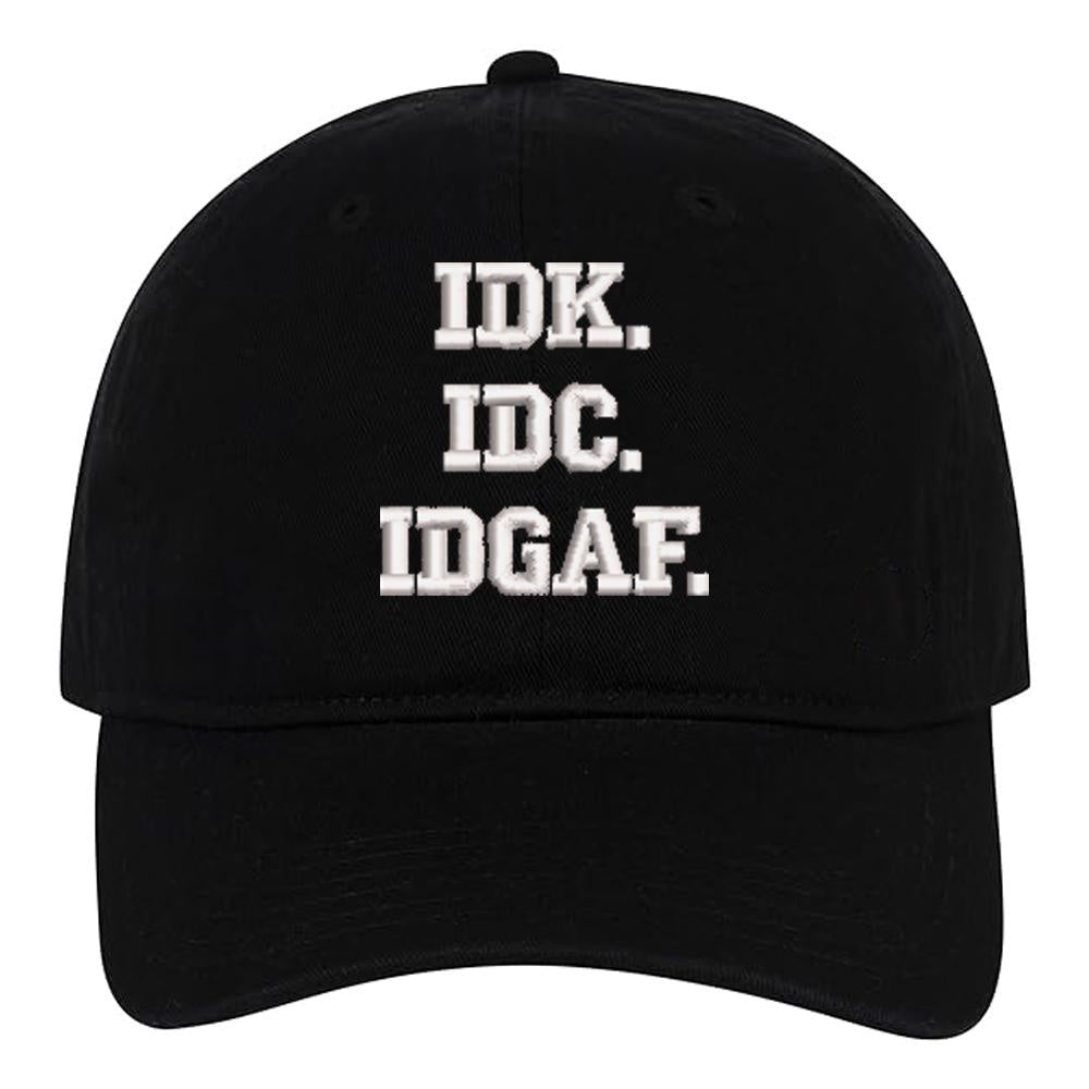 Inspiration Word Baseball Caps Embroidery Cotton Unisex Adjustable Soft and Comfortable Hats