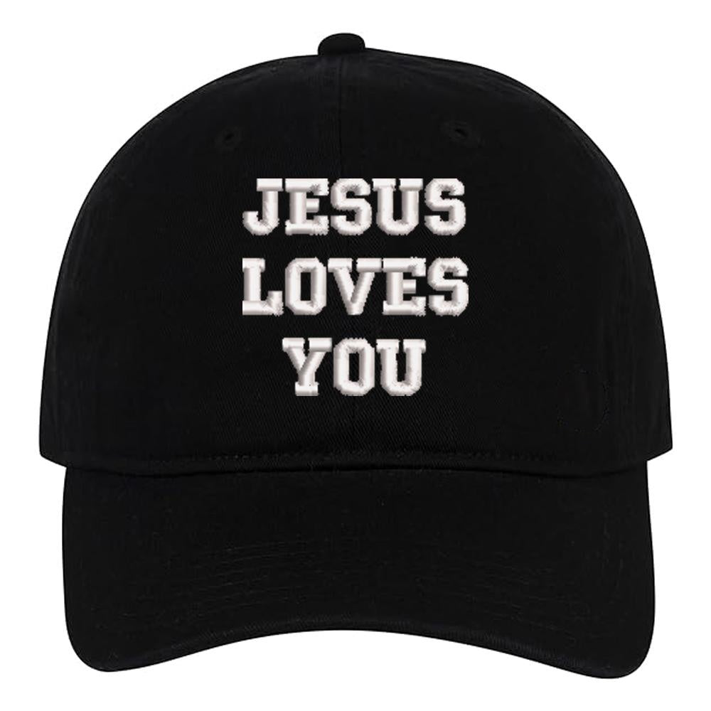 Jesus Christian Inspired Words Baseball Caps Embroidery Cotton Unisex Adjustable Soft and Comfortable Hats