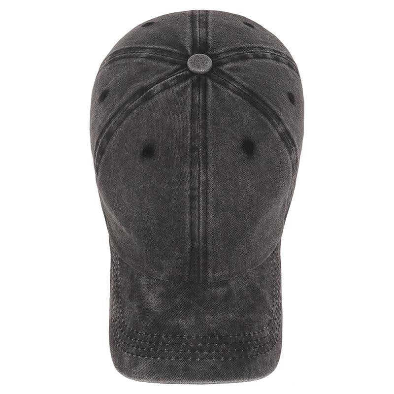 Washed Cotton Distressed Baseball Caps Embroidery Cotton Unisex Adjustable Soft and Comfortable Hats